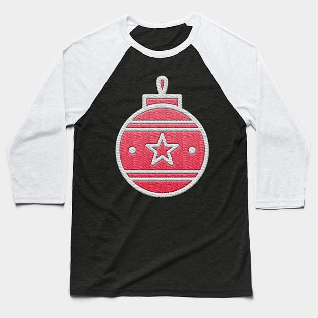 Cute Christmas bulb Baseball T-Shirt by aaallsmiles